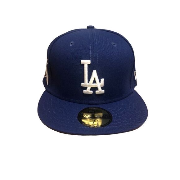 New Era Los Angeles Dodgers 59FIFTY Fitted Hat Cap Size 7 1/2 - Picture 1 of 5